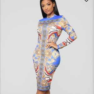 BNWT “Too Rich For Who” Fashion Nova Dress